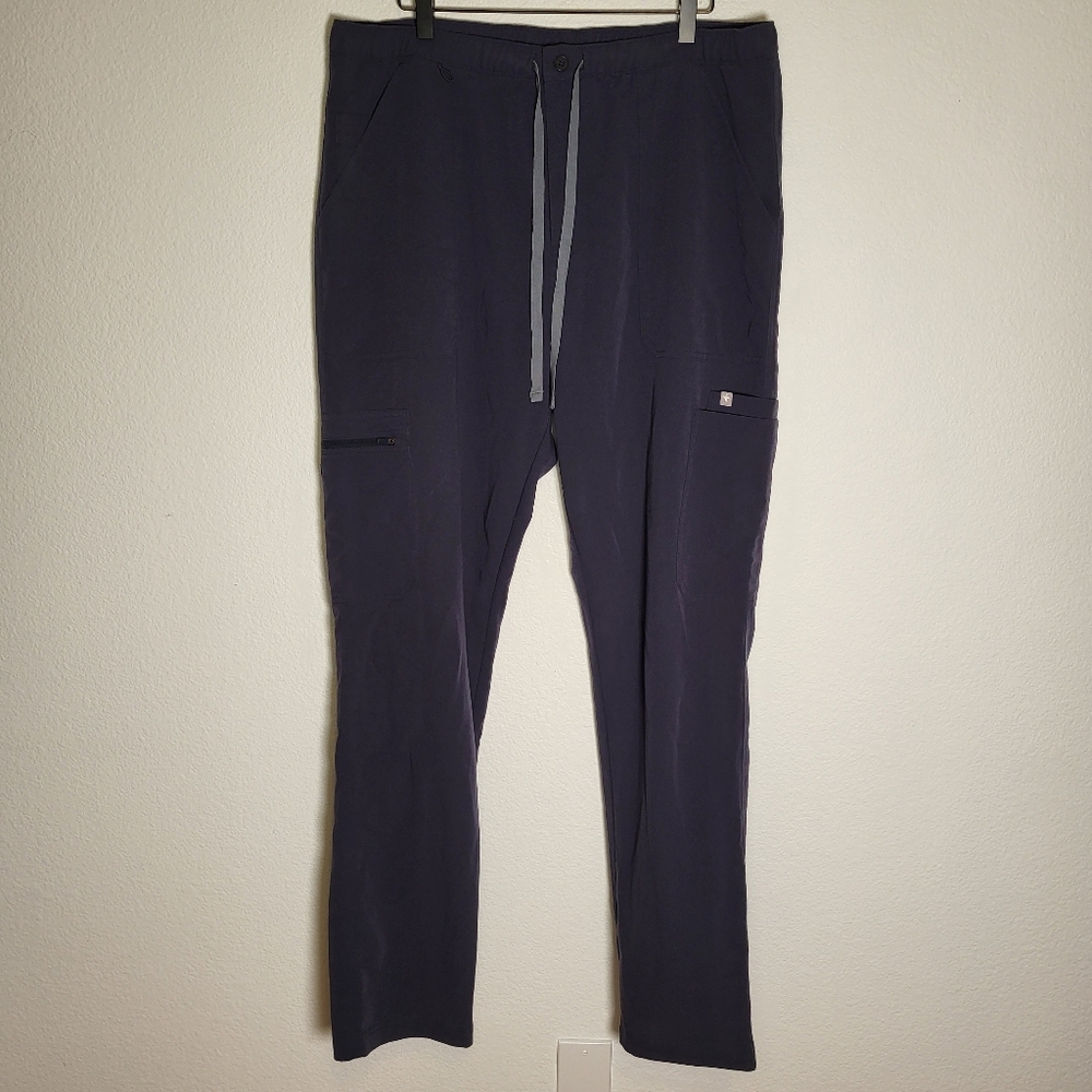 Figs Cairo Scrub Pants in Dark Harbor Blue size XLarge